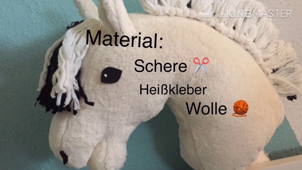 DIY Hobbyhorse Stehmähne :)