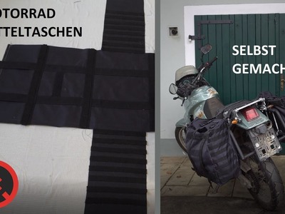 DIY Motorrad Satteltaschen Selbstgemacht