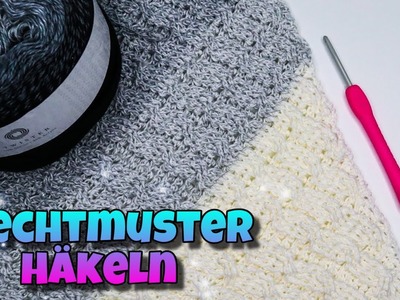 Dreieckstuch Häklen mit Flechtmuster