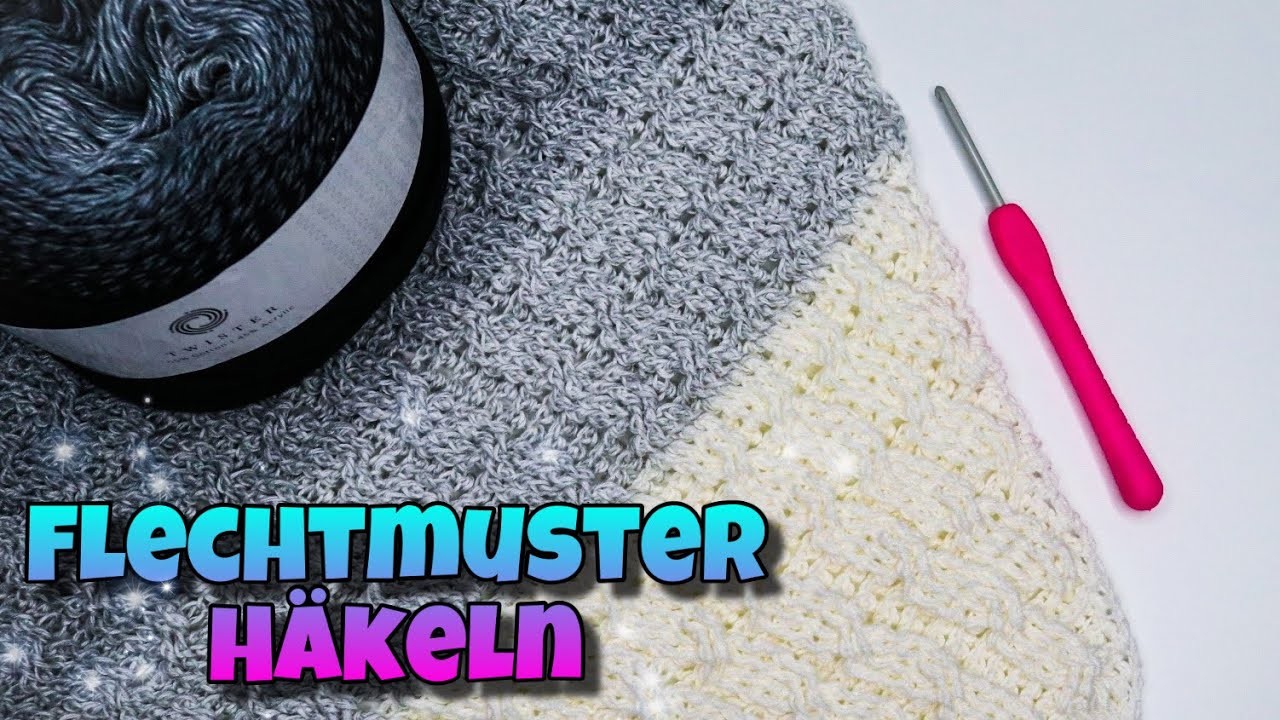 Dreieckstuch Häklen mit Flechtmuster