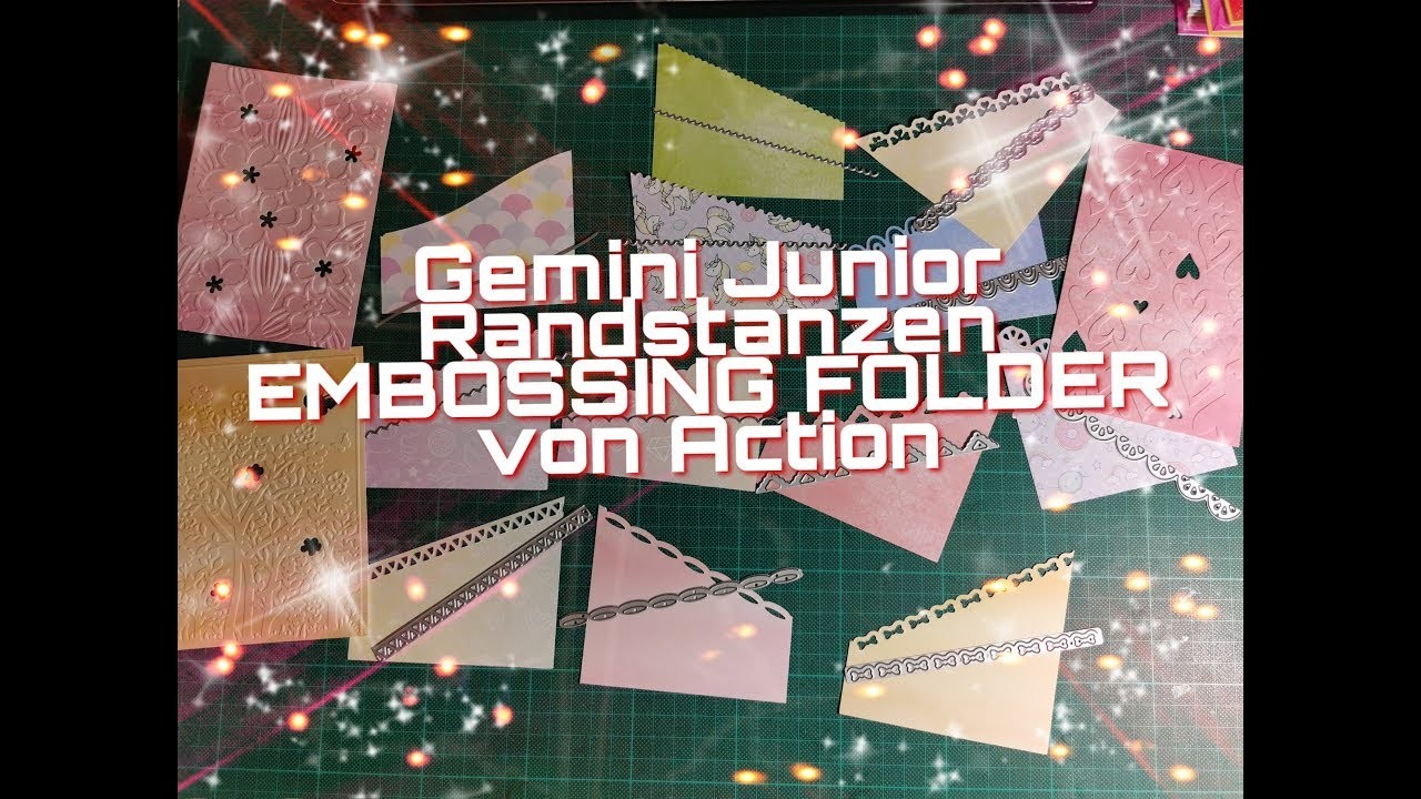 Gemini Junior,  neue Action Randstanzen und Prägefolder im Test  !