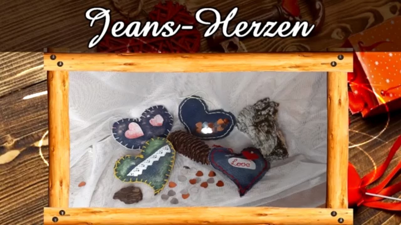 Jeans Herz zum Verschenken ❤️ Valentinstag 2023 ❤️ Muttertag 2023 ❤️ Geschenkidee DIY