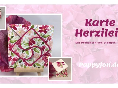 Karte Herzilein | Anleitung | DIY | Stempelset Herzlich | Stampin' Up! | Pappyjon.de | SAB