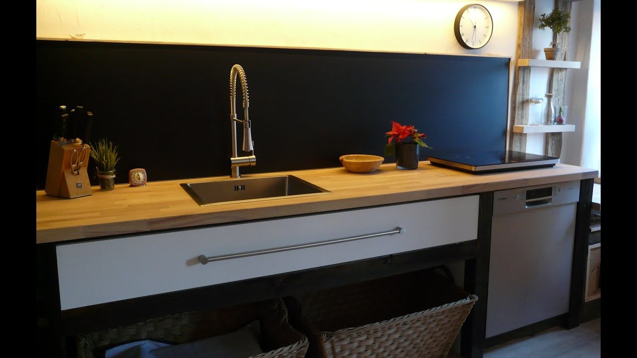 Küche selber bauen Upcycling  DIY Möbel vom Sperrmüll restaurieren,  umbauen  Abfallholz verwerten