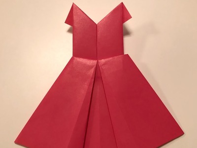 Origami Kleid ???? falten mit Papier - DIY Paper Craft оригами