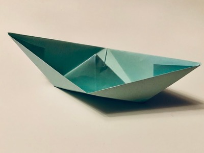 Papierschiff falten - Origami - DIY Boot basteln - Papierschiff Titanic - Paper Craft - оригами