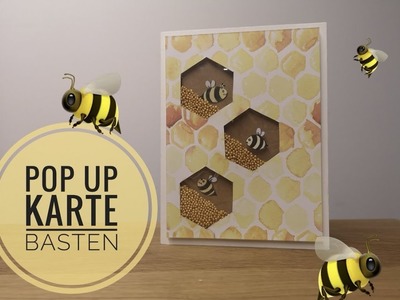 POP UP Karte DIY I Shaker Karte I Basteln mit Papier.