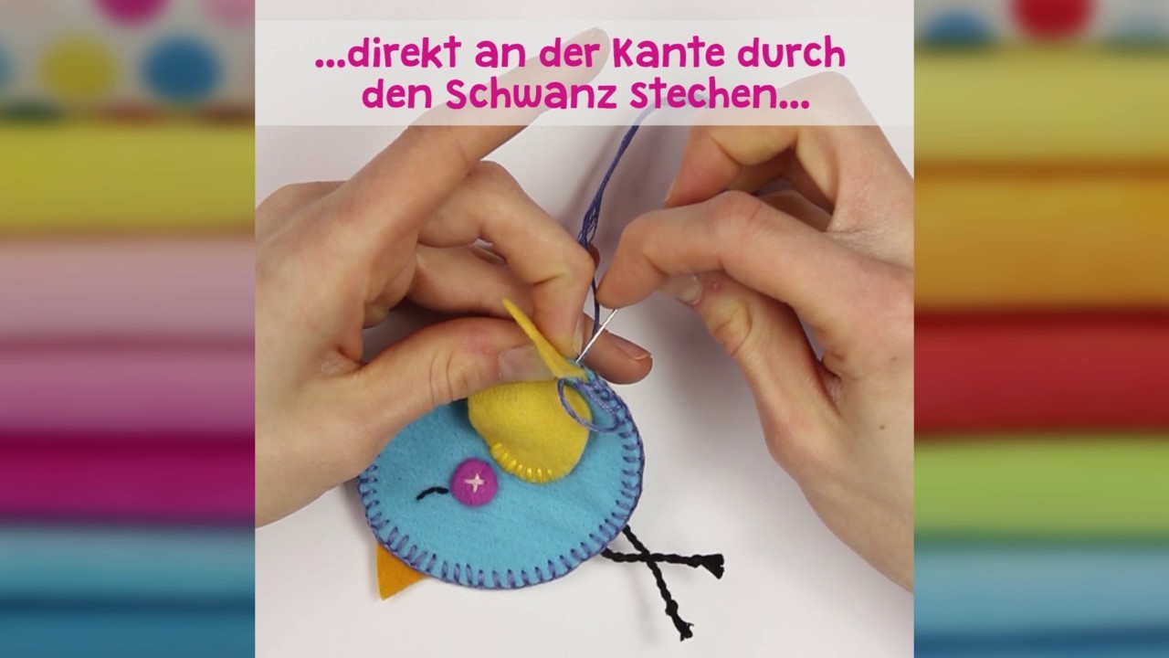 Quickt Tip– Filz einfassen mit dem Knopflochstich