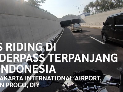 Tes Riding di Underpass Terpanjang di Indonesia di YIA, Kulon Progo | Motorcycle POV | Mau Riding