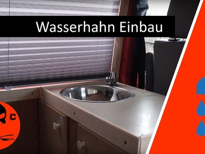Wasserhahn Einbau, weiter geht es im Innenraum DIY #T4 #Camperumbau