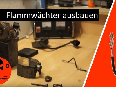 Zuheizer zerlegen Flammwächter ausbauen D3Wz DIY #T4 #Camperumbau