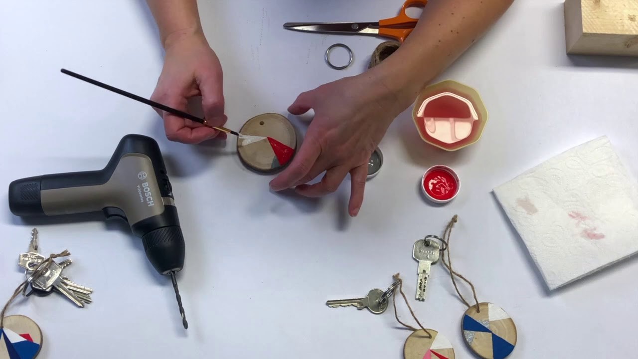 Zwei schnelle Ideen für coole DIY-Schlüsselanhänger