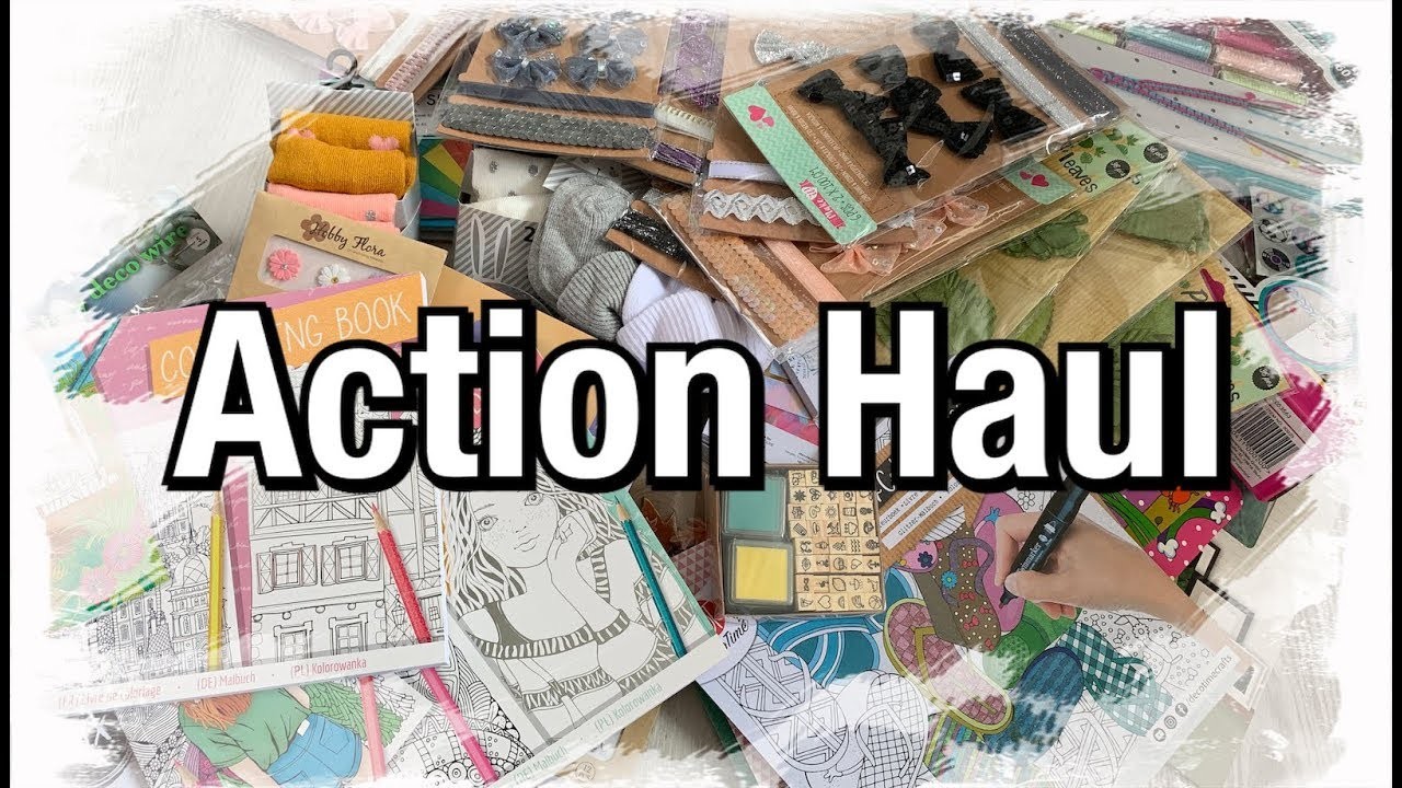 Action Haul (deutsch) neues und etwas älteres :) Scrapbook basteln mit Papier, DIY
