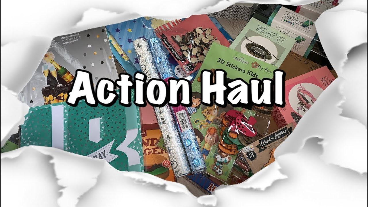 Action Haul (deutsch), nur ein paar Kleinigkeiten, Scrapbook basteln mit Papier DIY