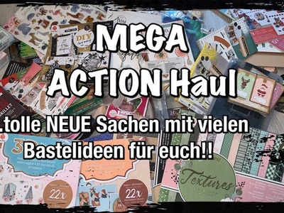 Action Haul (deutsch) Viele neue Sachen, Scrapbook basteln mit Papier, DIY