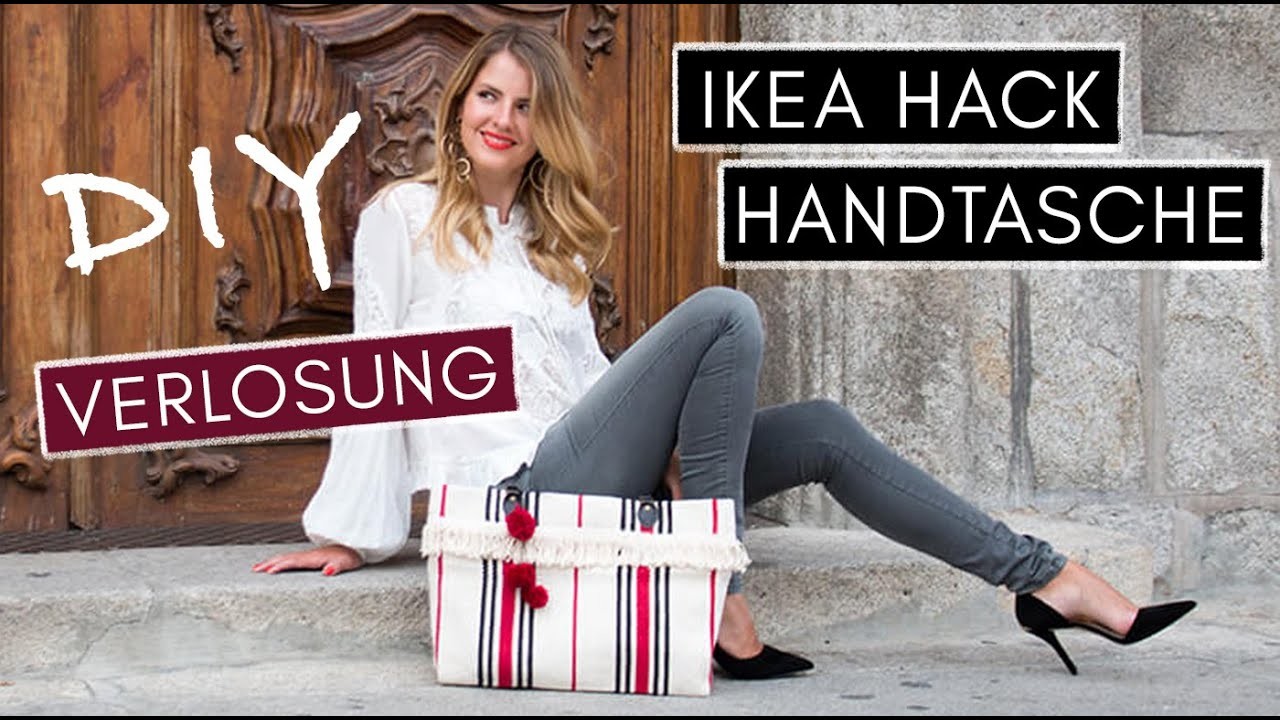 DIY IKEA Hack Handtasche aus Teppich