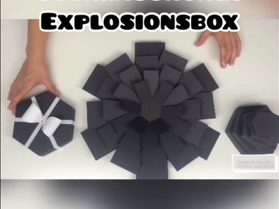 DIY-Jojo #3 Überraschungs Explosionsbox (Hexagon) Geschenkidee