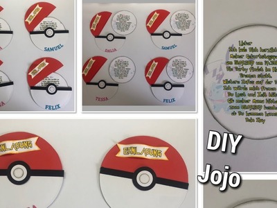 DIY-Jojo #4 Pokémon Einladungskarten selber basteln (Anleitungs Video) schnell und einfach! Tutorial