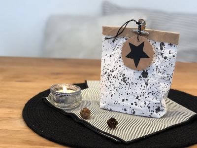 DIY Milchtüten Upcycling Geschenkverpackung Lunchbag (Adventskalender)