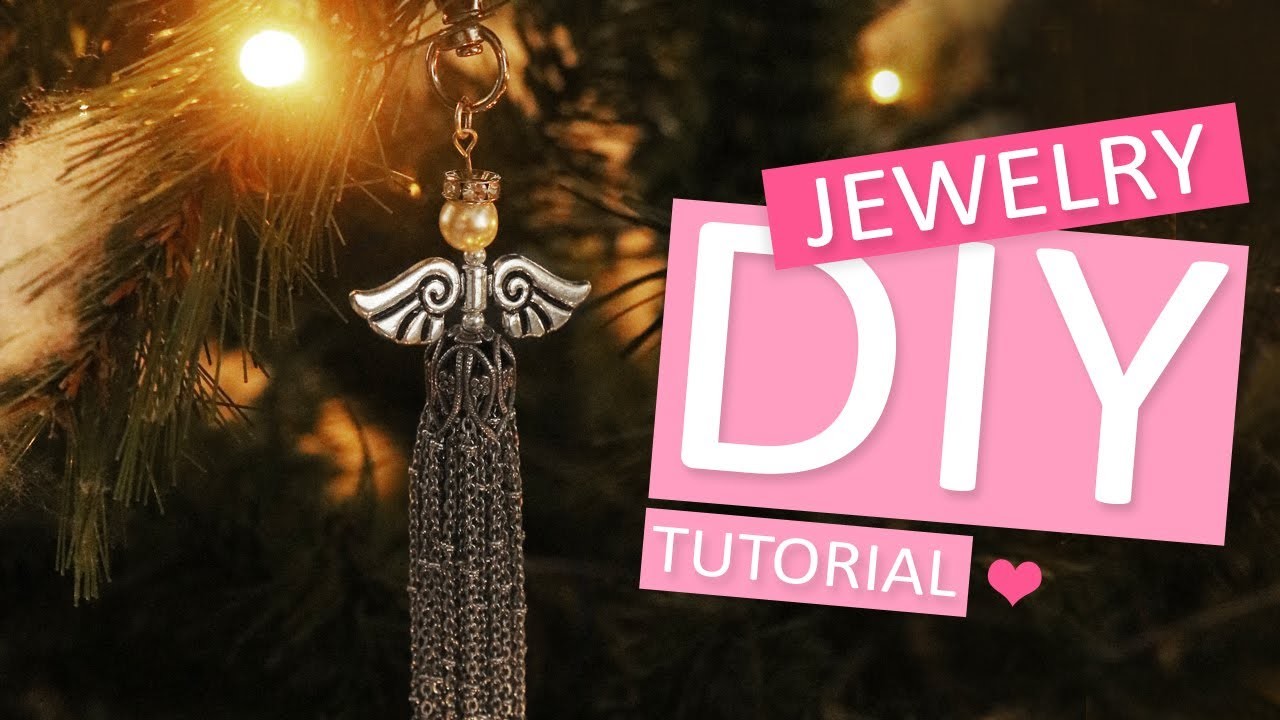 DIY Tutorial - Weihnachtsengel mit Ketten - Machen Sie Ihren eigenen Schmuck