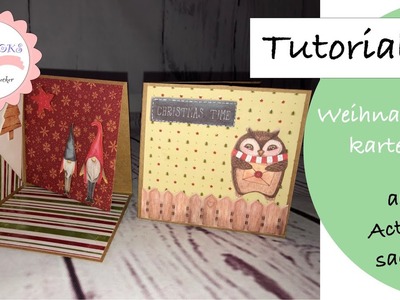 DIY * Weihnachtskarten * Christmas Card * Karten * Weihnachten * How to make  Paper Craft * Tutorial