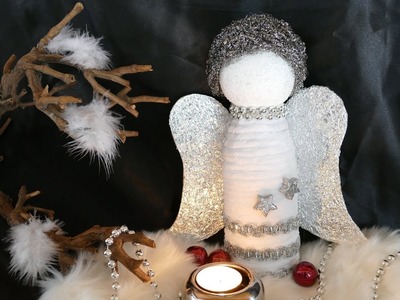 Engel basteln – Weihnachtsdeko – upcycling – Making angels– Делать ангелов