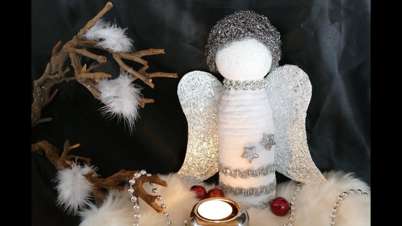Engel basteln – Weihnachtsdeko – upcycling – Making angels– Делать ангелов