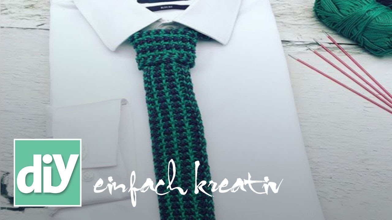 Gestrickte Krawatte | DIY einfach kreativ