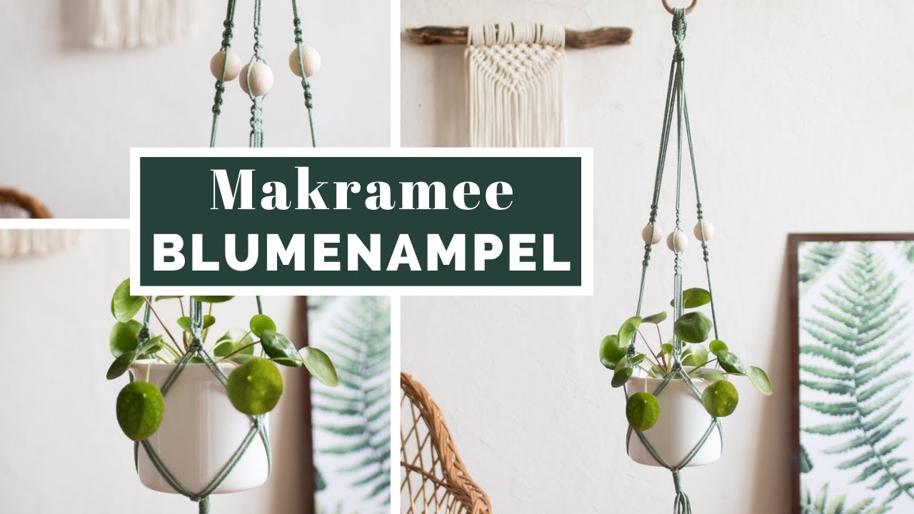 Makramee Blumenampel selber machen | *EASY* DIY TUTORIAL | muckout.de