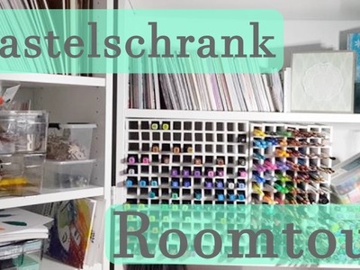 ✿ Bastelschrank ✿ Bastelzimmer Roomtour ✿ Bastelmaterial ✿ Aufbewahrung