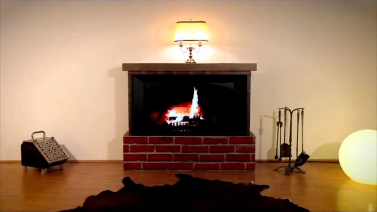 Ein offener Kamin aus Pappkarton zum Selbermachen