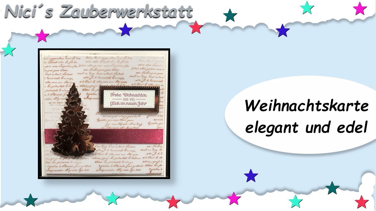 Elegante Tannenbaum-Karte ~ Stampin´Up ! ~