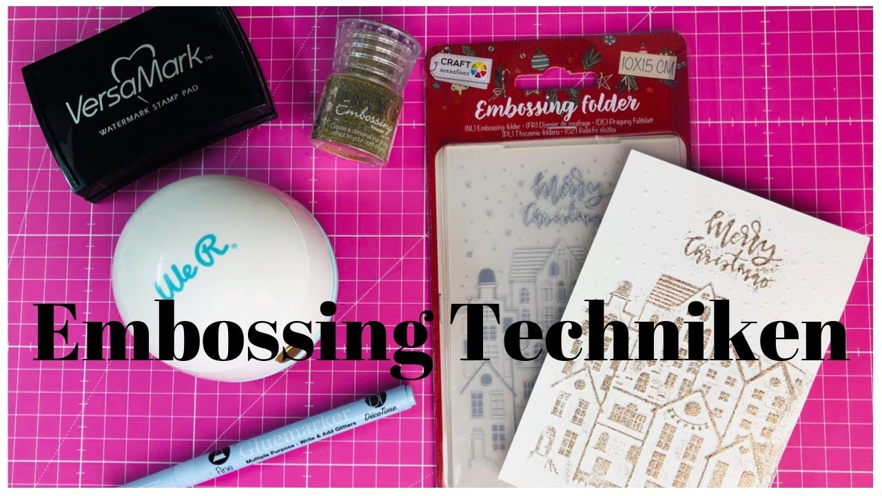 ☀️???? Embossing Techniken ☀️????