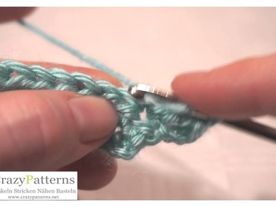 Häkelanleitung: Das einfache Stäbchen ✄ CrazyPatterns