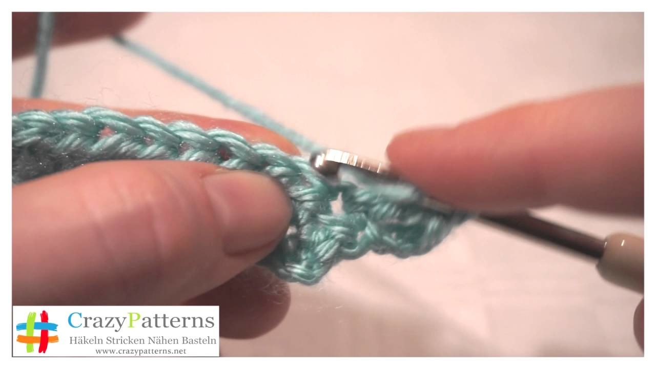 Häkelanleitung: Das einfache Stäbchen ✄ CrazyPatterns