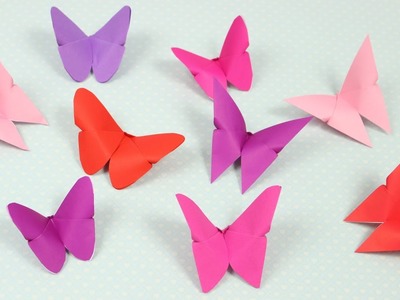 Origami Schmetterlinge falten DIY