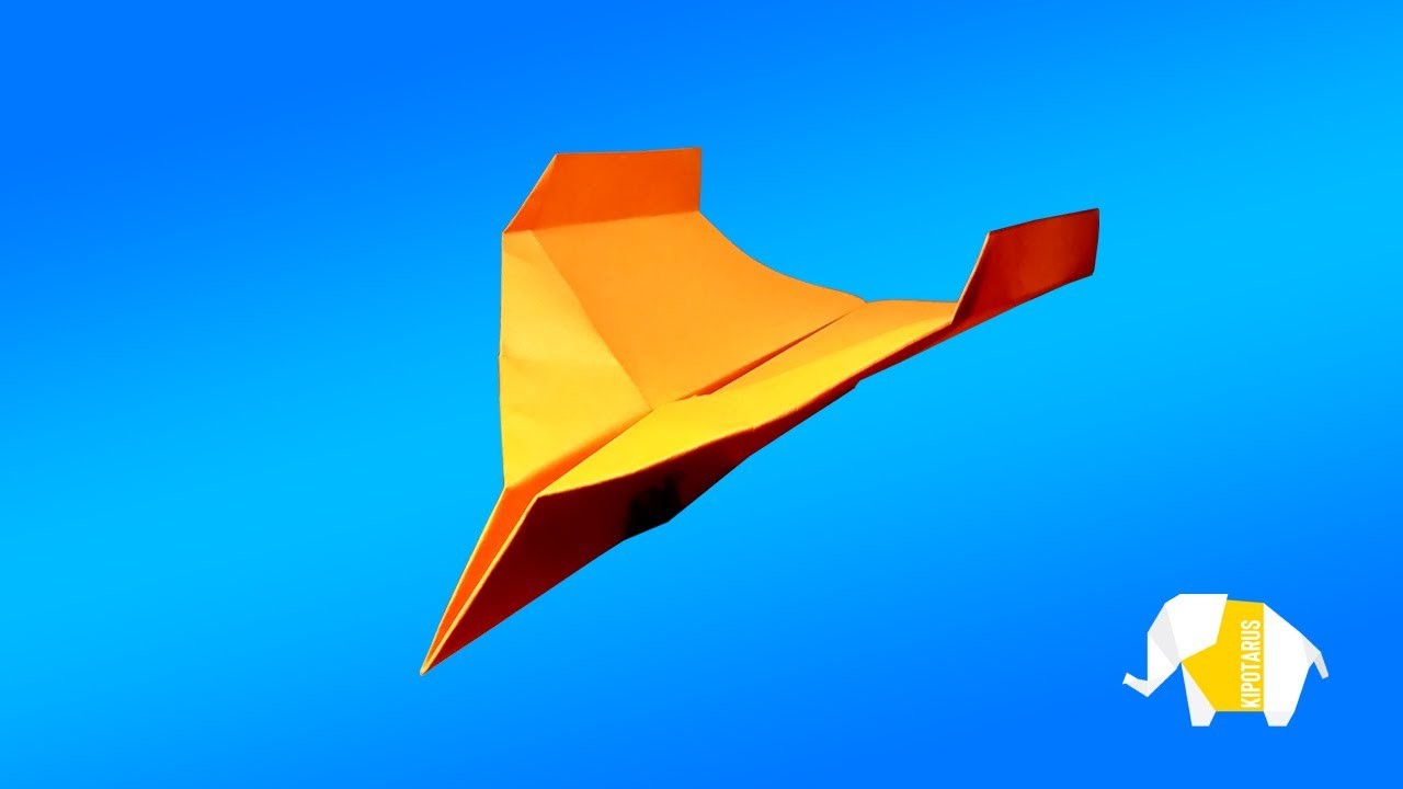 Paper Airplane - Papierflugzeug - Papierflieger falten basteln - Instructions - Tutorial