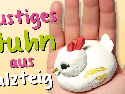 Salzteig-Basteln: Das lustige Huhn