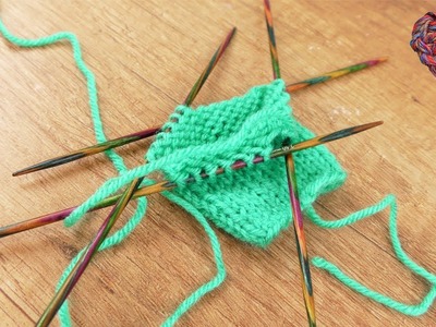 Stricken mit dem Nadelspiel | Grundlagen fürs Socken & Mützen Stricken | Stricken Lernen