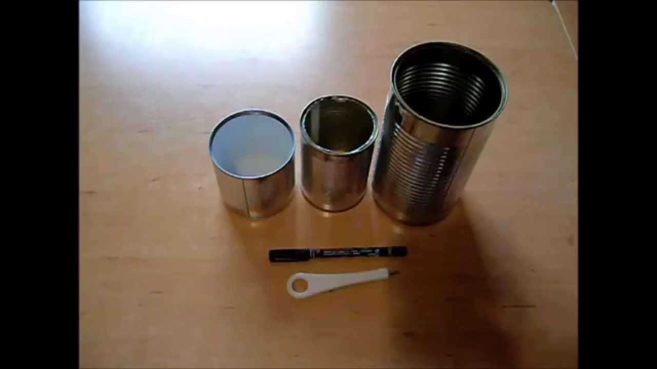 Teelicht aus Konservendose - Dosenlicht - bei Pinterest gefunden - Life Hack