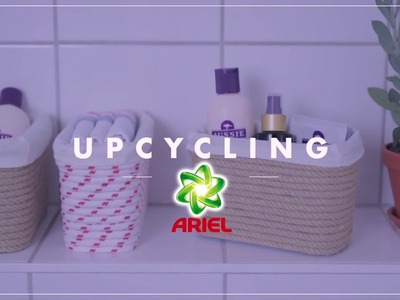 Upcycling aus Ariel Verpackungen