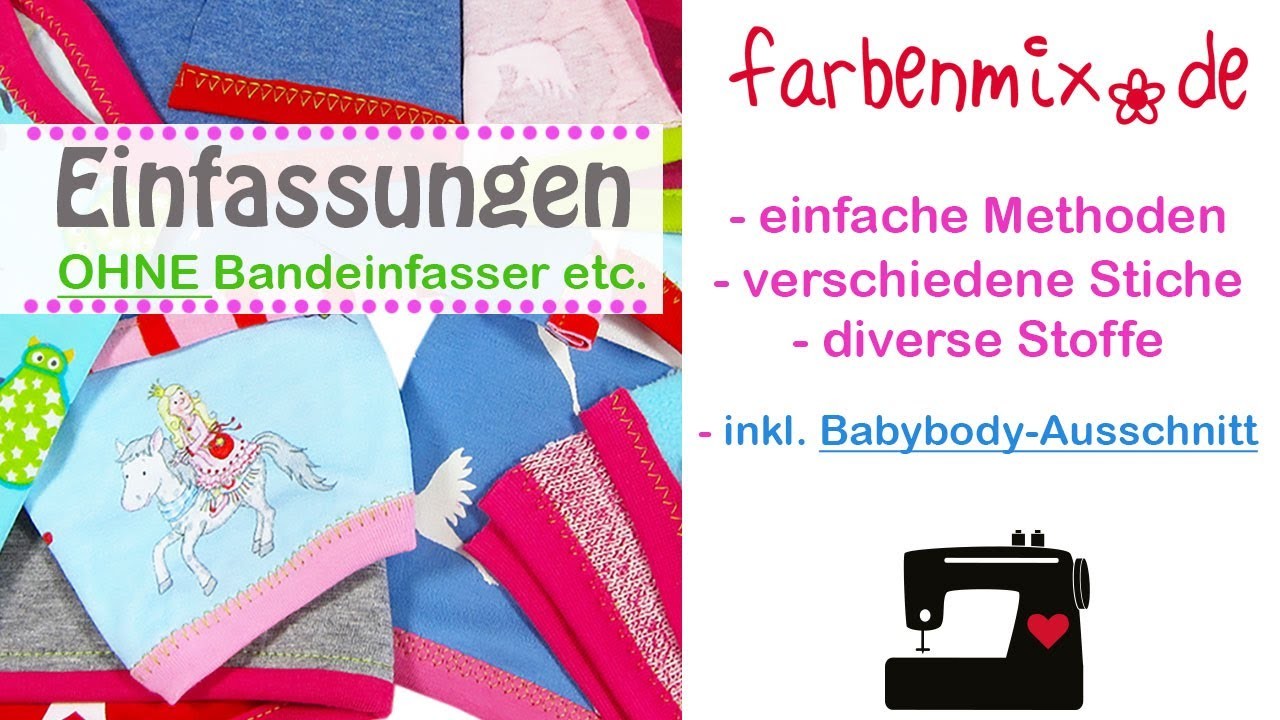 Videoanleitung Einfassungen ohne Bandeinfasser