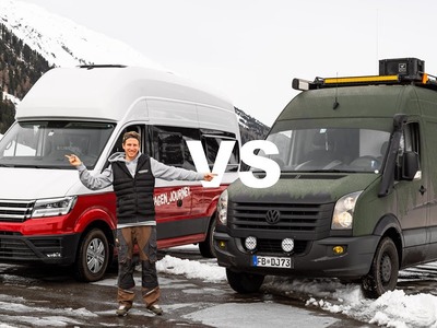 VW Grand California 600 vs. Crafter DIY Campervan - Der ultimative Vergleich. XXL ROOMTOUR