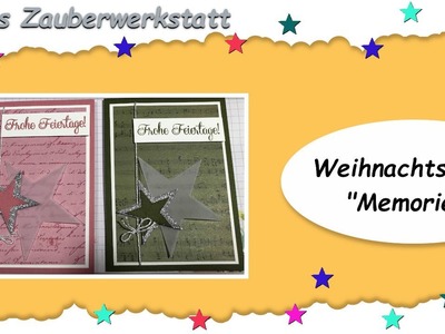 Weihnachtskarte "Memories"  ~ Stampin´Up!  ~