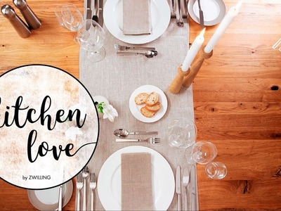ZWILLING Kitchen Love - Tisch Decken für 4 Gänge