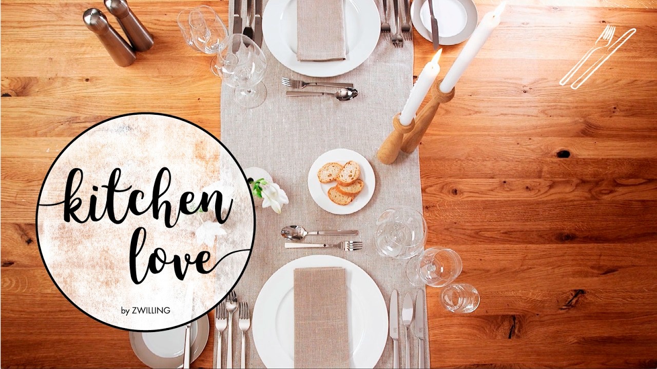ZWILLING Kitchen Love - Tisch Decken für 4 Gänge