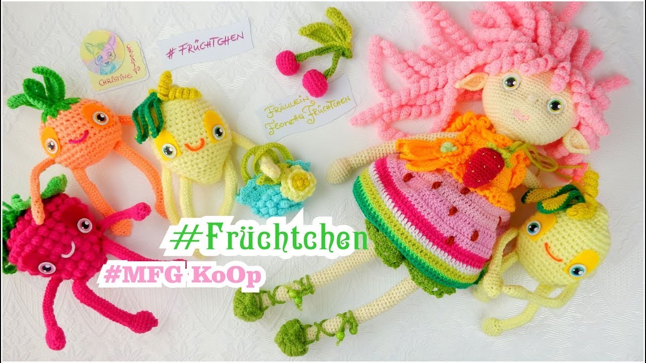 Amigurumi Tutorial * Kawaii Zitrone häkeln ???? + Craft Update * Fräulein Floretta * QuietschBeere #MFG