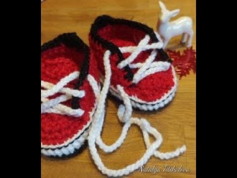 Babyschuhe mit Schnürsenkel pt.1 Sohle