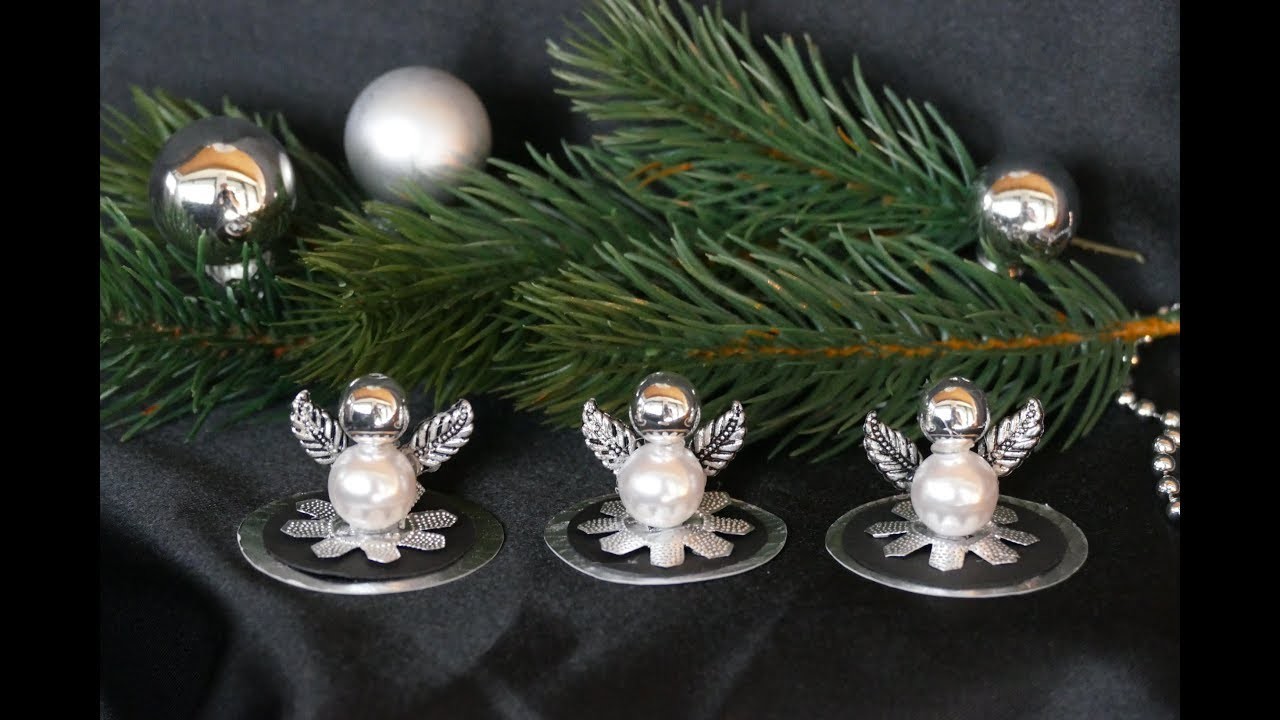 Engel basteln – Miniformat – Weihnachtsdeko – super einfach – Making angels– Делать ангелов
