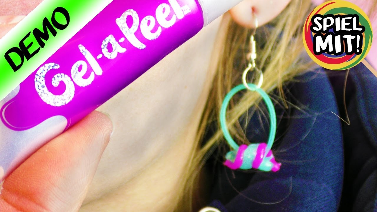 Gel-a-Peel Ohrringe selber machen | Cooles Set für Schmuck, Armbänder, Ketten| Spiel mit mir Demo